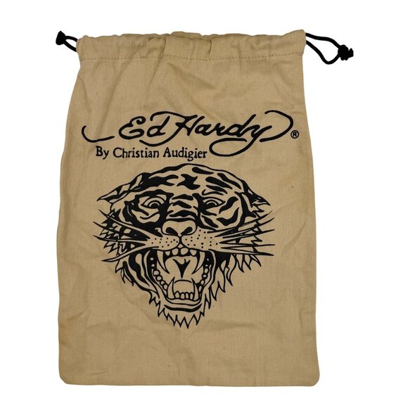 Vtg Y2K Ed Hardy Purple Crossbody Bag | Indie Sleaze Grunge Streetwear Urban 90s - Picture 12 of 15